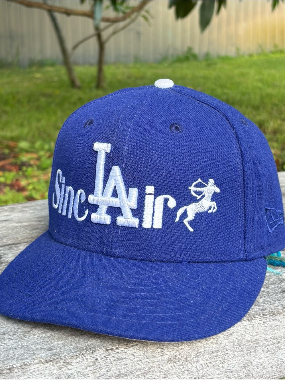 New Era x Sinclair Global blue Los Angeles Dodgers snapback hat